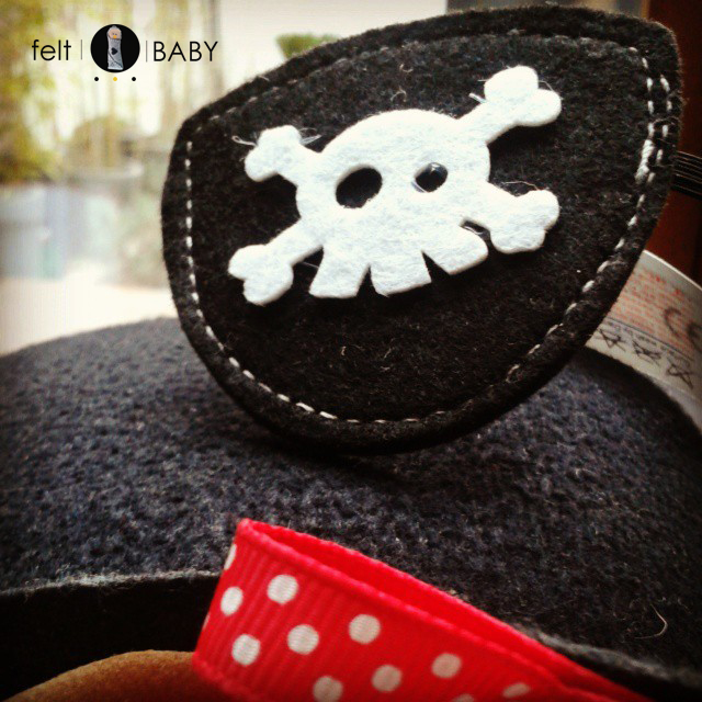 Parche pirata cumpleaños feltbaby blog