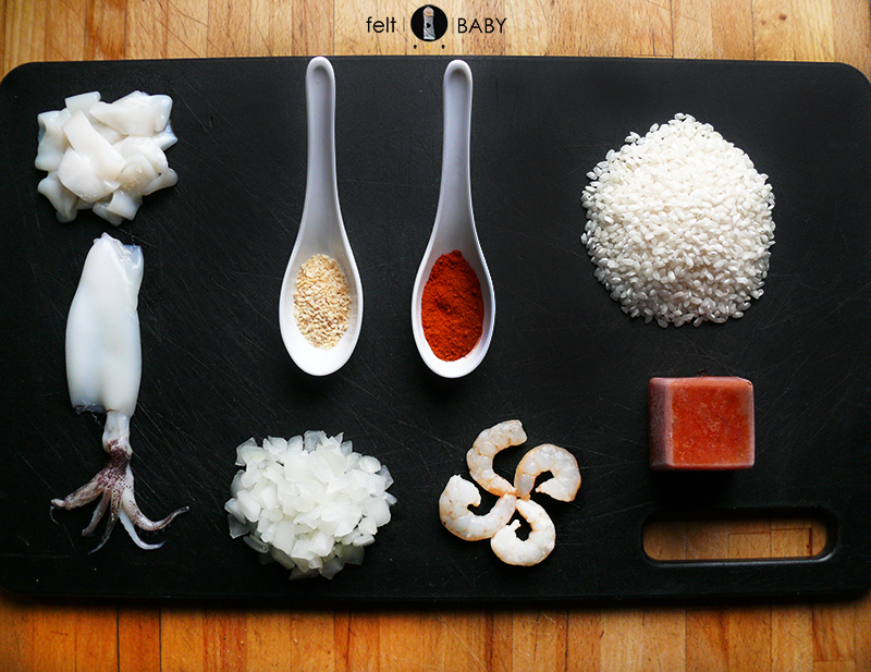 Lifestyle blog feltbaby arroz con rape ingredientes