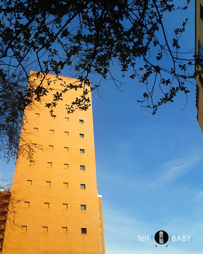 Edificio alto en el centro de Madrid feltbaby blog