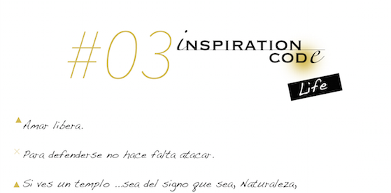 #03 Inspiration Code · Life